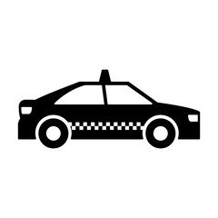 Taxi Icon Transportation Solid Style