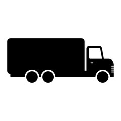 Truck Icon Transportation Solid Style
