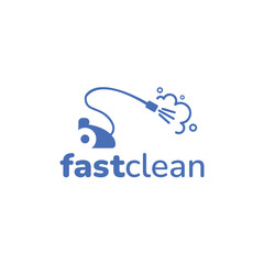 Fast Clean Logo Simple Technology