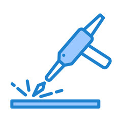 Welding Icon - Blue Style