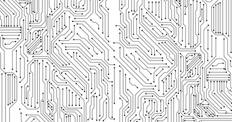 Abstract digital background with technology circuit board texture. Electronic motherboard illustration. Communication and engineering concept.
