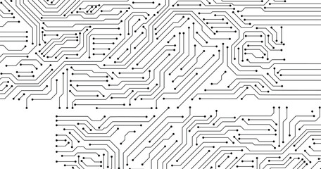 Abstract digital background with technology circuit board texture. Electronic motherboard illustration. Communication and engineering concept.