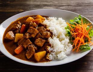 具沢山のカレーライス