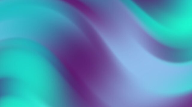 Abstract flowing gradient background with vibrant teal and purple hues creating a dynamic and modern visual effect.