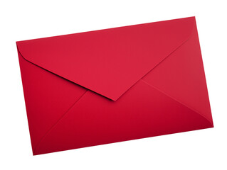 Red envelope, isolated on white background, png