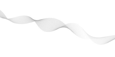 Smooth Wave Line Background. Abstract Flowing Curve with Gradient Effect. abstract white lines background wallpaper