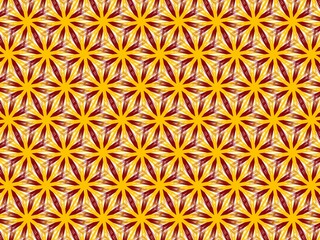 pattern of orange and brown elements.