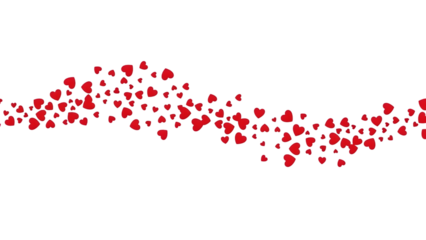 Abstract red gemstone banner design isolated on transparent background