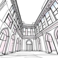 architectural detail of a building