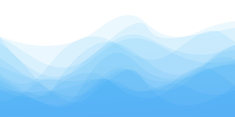 Abstract blue wave background. creative sea Concept. Light elegant dynamic abstract background. Abstract minimal nature landscape illustration texture
