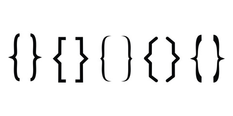 Simple different bracket set