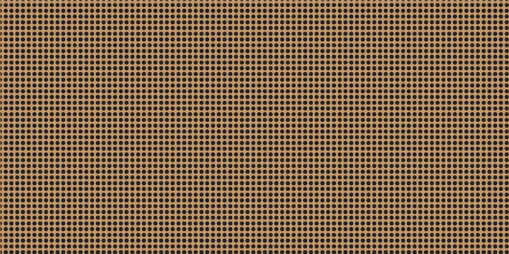 Dot matrix pattern with dark brown and black tones in regular digital abstract background