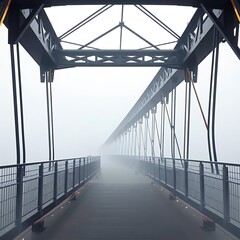 pedestrian bridge in hong kong
