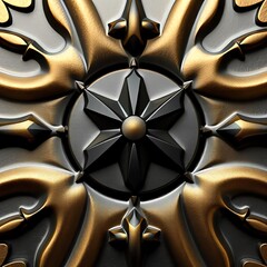 abstract background with metal rings