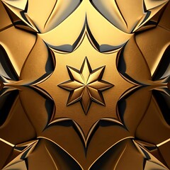 seamless pattern with gold stars
