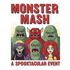 Monster Mash A Spooktacular Event Group Of Monsters