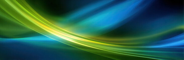 Bright colors blend in dynamic patterns on a dark background during an abstract art display at a local exhibition