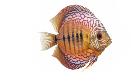 Fototapeta premium Profile view of a colorful fish