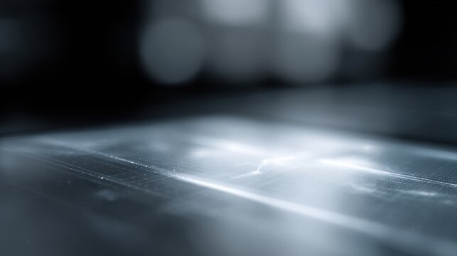 Futuristic AI interface glowing on transparent hologram screen, modern digital workspace atmosphere, high-tech minimal design - Powered by Adobe