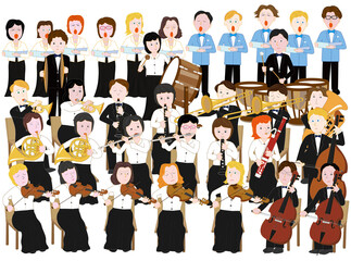 オーケストラのコンサート