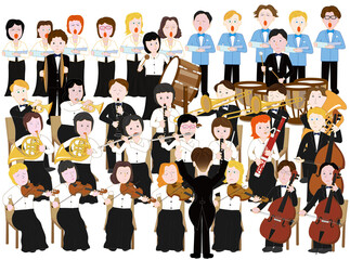 オーケストラのコンサート