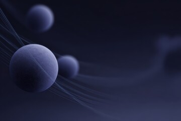 Textured gradient background with floating 3D spheres and lines
