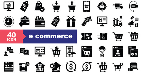 e commerce icon set