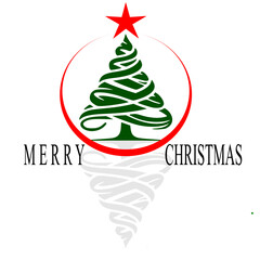 Merry Christmas. Happy New Year, 2023. Typography set. Vector logo, emblems, text design. Usable for banners, greeting cards, gifts etc.