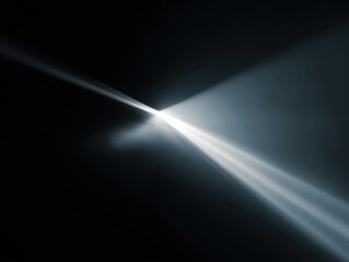 Abstract beam of light cutting through darkness symbolizing clarity, insight, and future vision