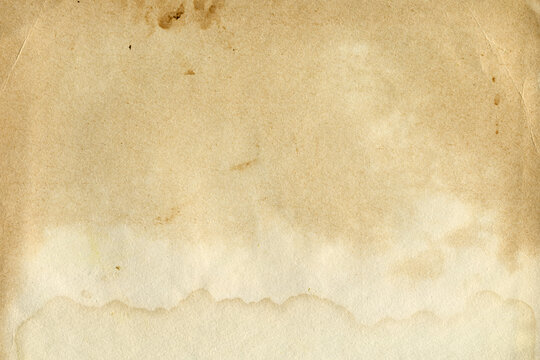Aged stained paper texture background grunge concept.