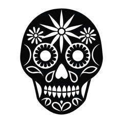 Day of the Dead Sugar Skull Icon