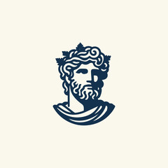 Dionysus God of Wine Logo
