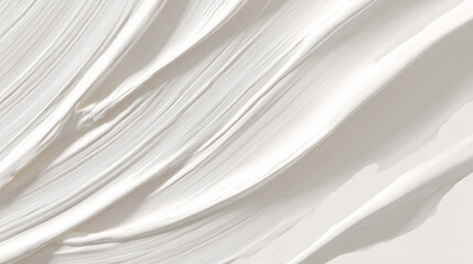 Abstract, textured brush strokes create a minimalistic background. The colors are smooth and fluid, using light and shadow, the colors of the Cloud Dancer's year.