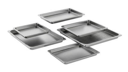 Stainless steel baking trays offer versatility in culinary preparations for baking and grilling applications at homes and professional settings