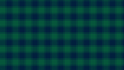 Checkered tartan plaid with twill weave repeat pattern in green black white.Christmas gingham seamless pattern.Geometric graphic vector illustration background design for fabric and print.