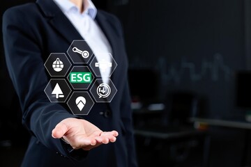 Global business concept of a businessman's hand touching a virtual network screen for communication