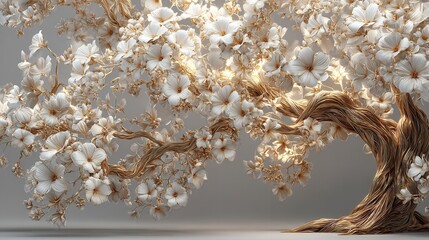 Magnolia blossoms in spring