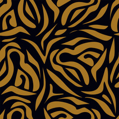 Seamless zebra pattern, animal print.	
