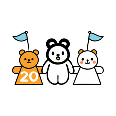 kids with teddy bear