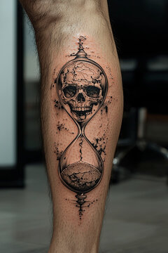 Tattoo reloj arena