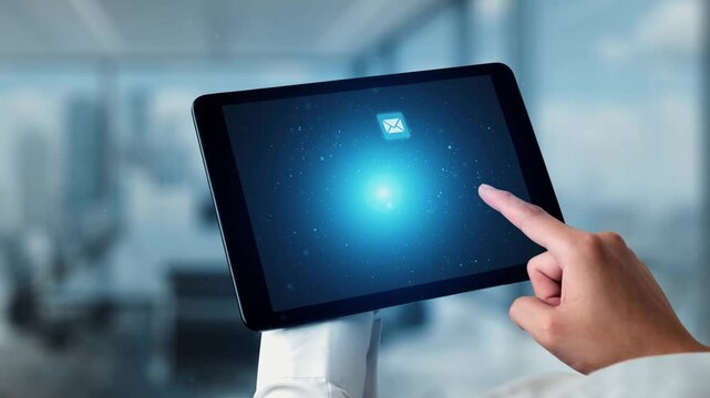 Email icons show digital communication, email service, and inbox management. Email supports online messaging, email notification, and secure exchange. Gist