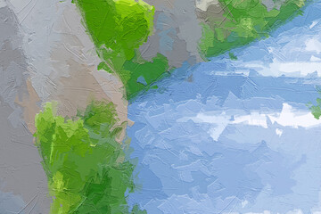 Various oil paintings, flowers, snow scenery, plum blossom scenery, mountainous areas, lakes, villages, houses, flying swallows, cats, dogs, forests, chrysanthemums