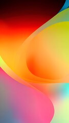 Vibrant Abstract Art with Flowing Colors