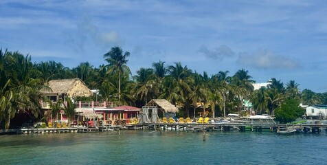 Peaceful, Tropical Island of  Caye Caulker, Belize
