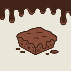 chocolate cake with chocolate