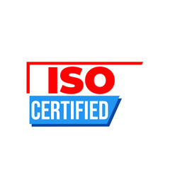 Obraz premium ISO certified png, corporate quality badge, verified performance mark, trusted validation seal, clear PNG format