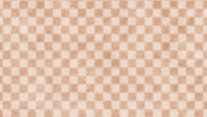 Checkerboard pattern texture in warm beige and brown