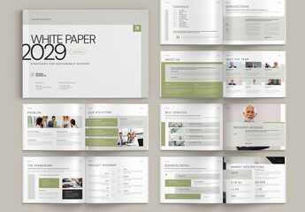 White Paper Landscape Layout