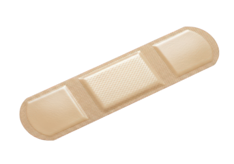 Medical bandage brown plaster adhesive help care relief aid medicine