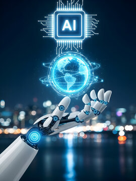 AI Assistant Brain Processor with LLM Technology, Machine Learning, Generative AI for Business Support, Future Agentic AI Technology and Artificial Intelligence Prompt Engineering. Wallpaper, Muxer